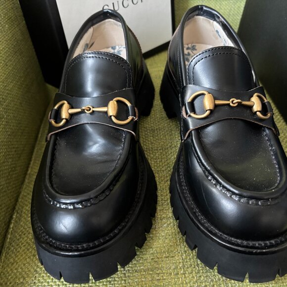 Gucci Horse Bit Loafers - Size 38.5 - Worn Once - Original box - Picture 1 of 7